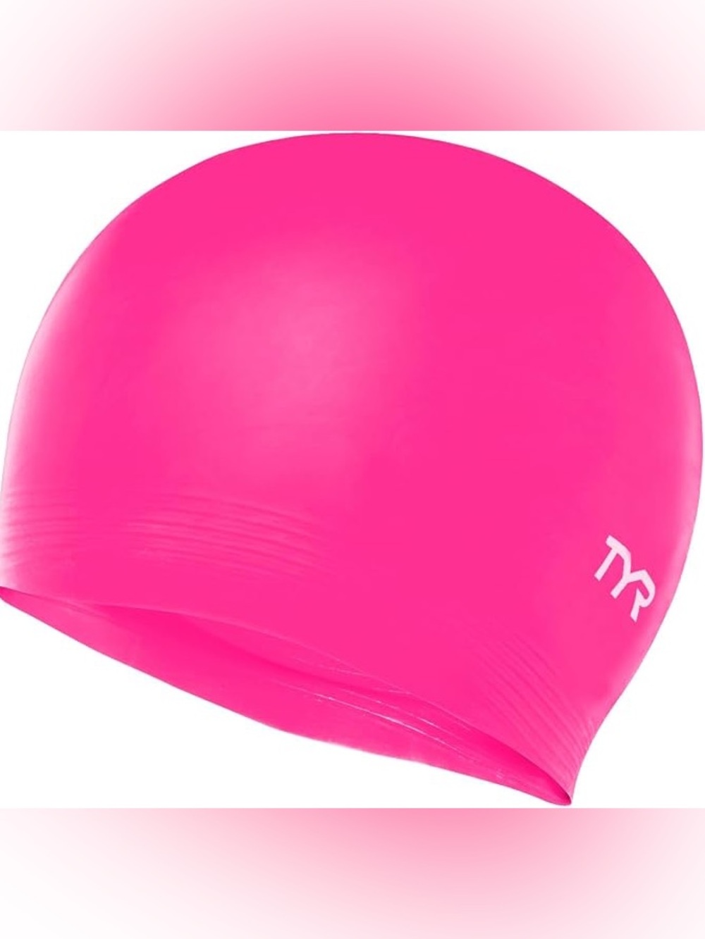TYR Adult Latex Lap/Swim Cap,